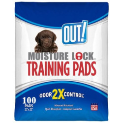 OUT! Moisture Lock Training Pads - 100 Pad Pack | PrestigeProductsEast.com