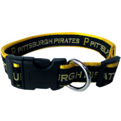 Pittsburgh Pirates Dog Collar and Leash | PrestigeProductsEast.com