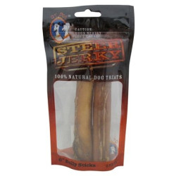 Steer Jerky Brand Bully Sticks 6" Low Odor 2 Pack | PrestigeProductsEast.com