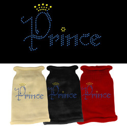 Prince Rhinestone Knit Pet Sweater | PrestigeProductsEast.com