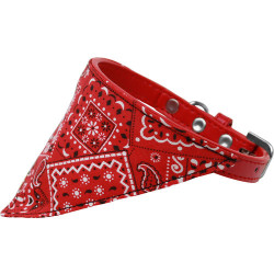 Red Western Bandana Pet Collar | PrestigeProductsEast.com
