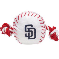 San Diego Padres Nylon Baseball Rope Pet Toy  | PrestigeProductsEast.com