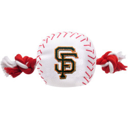San Francisco Giants Nylon Baseball Rope Pet Toy  | PrestigeProductsEast.com
