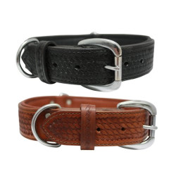Santa Fe Leather Dog Collar | PrestigeProductsEast.com
