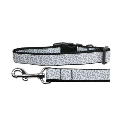 Silver Leopard Nylon Ribbon Collars | PrestigeProductsEast.com