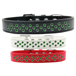 Sprinkles Dog Collar Emerald Green Crystals | PrestigeProductsEast.com