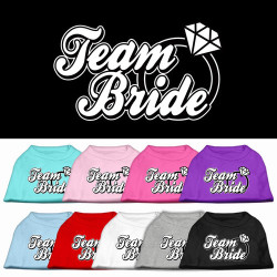 Team Bride Screen Print Pet Shirt | PrestigeProductsEast.com
