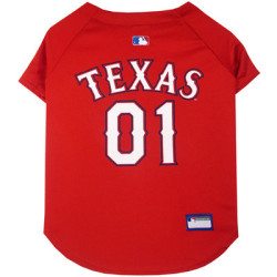 Texas Rangers Baseball MLB Pet Jersey | PrestigeProductsEast.com