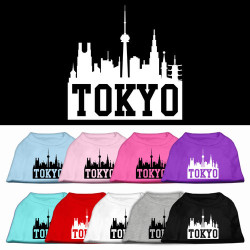 Tokyo Skyline Screen Print Pet Shirt | PrestigeProductsEast.com