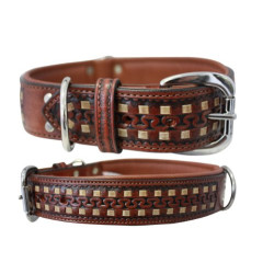 Tulsa Leather Dog Collar | PrestigeProductsEast.com