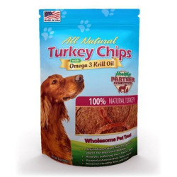 Turkey Chips with Omega 3 Krill Oil - All Natural Made in USA | PrestigeProductsEast.com