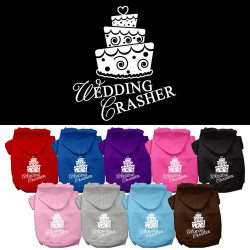 Wedding Crasher Screen Print Pet Hoodie | PrestigeProductsEast.com