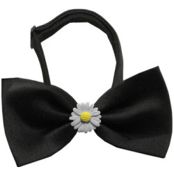 White Daisies Chipper Pet Bow Tie | PrestigeProductsEast.com