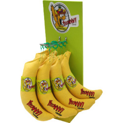 Yeowww! 12 Catnip Bananas with Display Stand