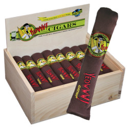 Yeowww! 24 Cigars with Birch Wood Display Box