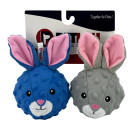 4" EZ Squeaky Ball Twin Pack - Rabbits | PrestigeProductsEast.com