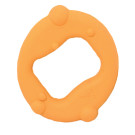 Rubb 'N' Roll 4.5" Cirque Rubber Toy - Orange | Organic Dog Toys | PrestigeProductsEast.com