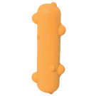 Rubb 'N' Roll 5" Stem Rubber Toy - Orange | Organic Dog Toys | PrestigeProductsEast.com