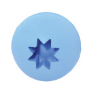 Rubb 'N' Roll 3" Treat Ball - Blue | Organic Dog Toys | PrestigeProductsEast.com