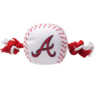 Atlanta Braves Nylon Baseball Rope Pet Toy  | PrestigeProductsEast.com