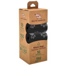 Biodegradable Poop Bags - Black w/White Paws | PrestigeProductsEast.com