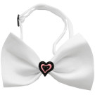 Black and Pink Hearts Chipper Pet Bow Tie | PrestigeProductsEast.com