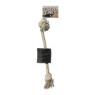 Buffalo Tugz 12" Water Buffalo Horn Rope Toy | PrestigeProductsEast.com