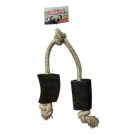 Buffalo Tugz 24" Water Buffalo Horn Rope Toy | PrestigeProductsEast.com