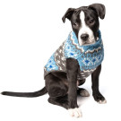 Light Blue Fairisle Wool Dog Sweater | PrestigeProductsEast.com
