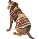Tan Tartan Plaid Blanket Dog Coat | PrestigeProductsEast.com