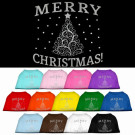 Shimmer Christmas Tree Screen Print Pet Shirt | PrestigeProductsEast.com