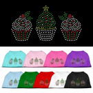 Christmas Cupcakes Rhinestone Shirt | PrestigeProductsEast.com