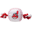 Cleveland Indians Nylon Baseball Rope Pet Toy  | PrestigeProductsEast.com