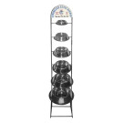 Non-Tip Stainless Steel Bowl Display Rack | PrestigeProductsEast.com