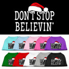 Don't Stop Believin' Screen Print Pet Shirt | PrestigeProductsEast.com