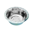 Embossed Rim Standard Stainless Steel Feeding Bowls | PrestigeProductsEast.com