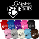 Game of Bones Screen Print Pet Hoodies | PrestigeProductsEast.com
