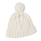 Hand Knit Wool Natural Cable Knit Hat | PrestigeProductsEast.com