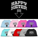 Happy Meter Screen Print Pet Shirt | PrestigeProductsEast.com