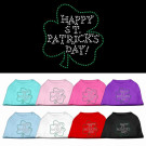 Happy St. Patrick's Day Rhinestone Pet Shirt | PrestigeProductsEast.com