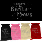 I Believe in Santa Paws Rhinestone Knit Pet Sweater | PrestigeProductsEast.com
