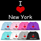 I Love New York Screen Print Pet Shirt | PrestigeProductsEast.com