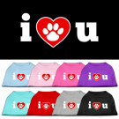 I Heart U Screen Print Pet Shirt | PrestigeProductsEast.com