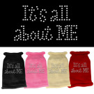 It's All About Me Rhinestone Knit Pet Sweater | PrestigeProductsEast.com