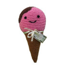 Knit Knack Scoop the Ice Cream Cone Organic Cotton Dog Toy | PrestigeProductsEast.com
