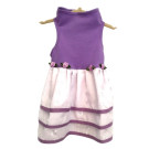 Lilac Cotton Jersey Top with Triple White Eyelet Skirt | PrestigeProductsEast.com