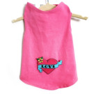 Love Tank with Pink Heart | USA Pet Apparel | PrestigeProductsEast.com