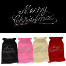 Merry Christmas Rhinestone Knit Pet Sweater | PrestigeProductsEast.com