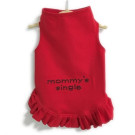 Mommy's Single Black Studs Flounce Dress | USA Pet Apparel | PrestigeProductsEast.com