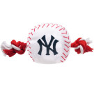 New York Yankees Nylon Baseball Rope Pet Toy  | PrestigeProductsEast.com